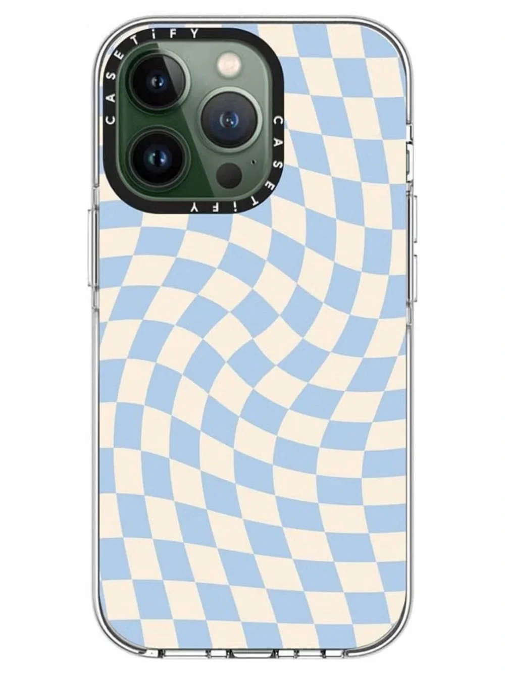 💙✨ CASETiFY Baby Blue Twist Clear iPhone 13 Pro MagSafe Case 📱